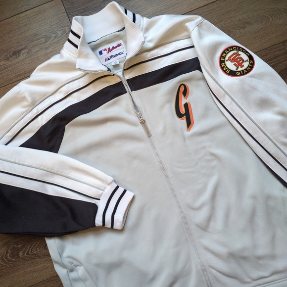 Vtg Y2K Majestic San Francisco Giants Mens Jacket - MLB Baseball Full Zip XXL 2X